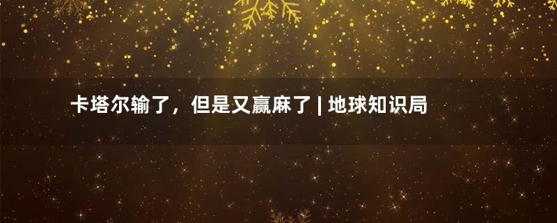 卡塔尔输了，但是又赢麻了 | 地球知识局